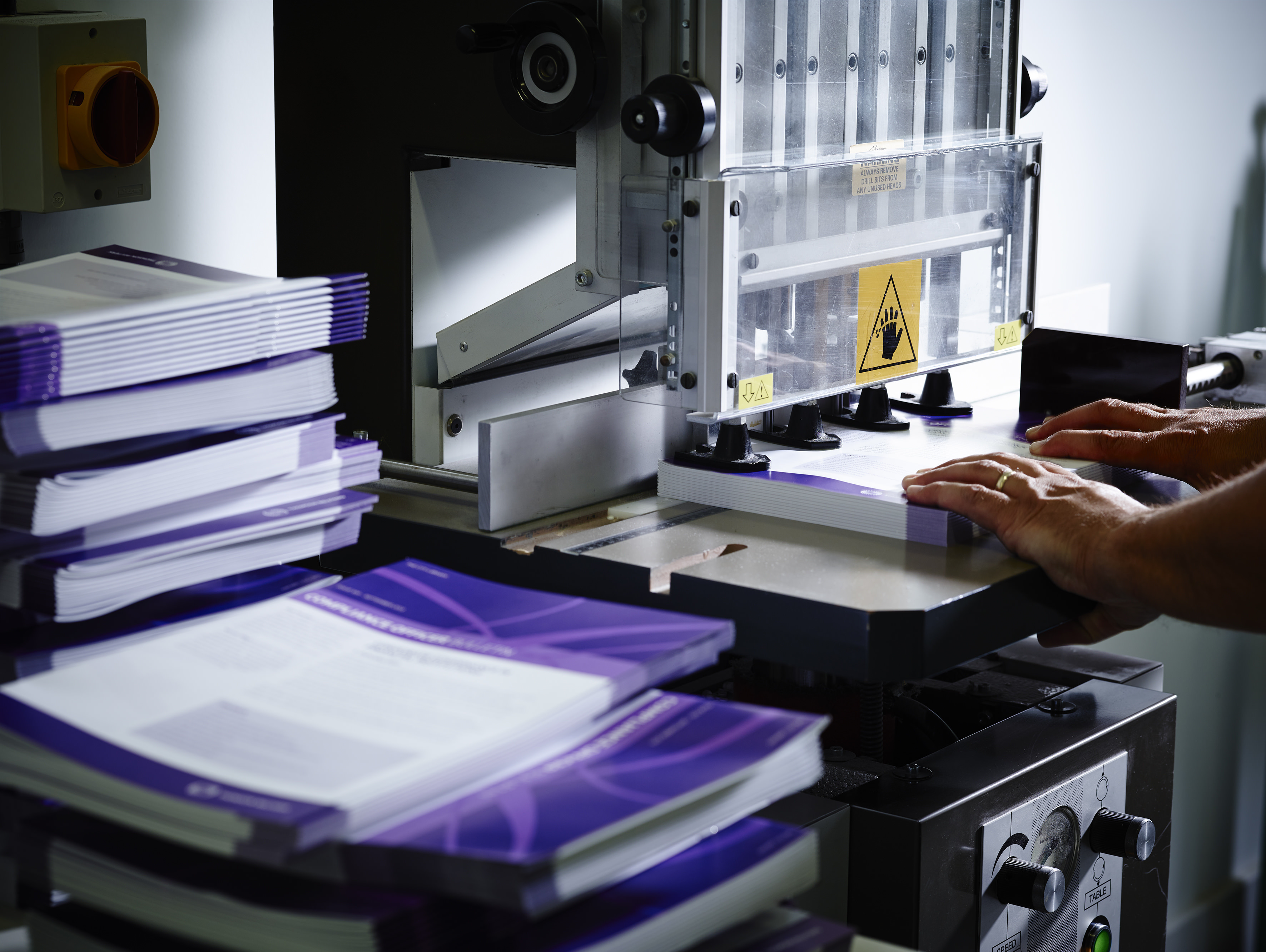 Bindery and Finishing at St Austell Printing Company