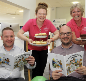 SAPC Provide the Icing on the Cakey Tea for Charity Cake Book