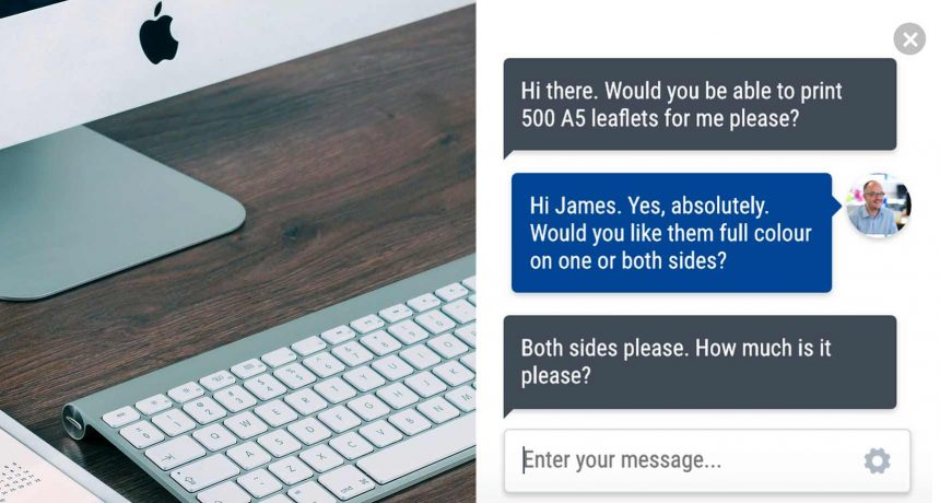 St Austell Printing Company launch new live chat feature