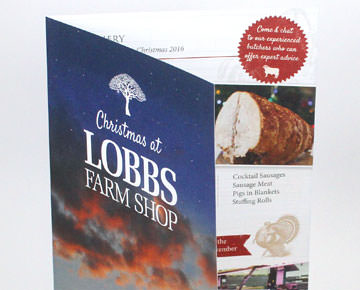 Lobbs Farm Shop Leaflet