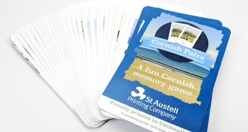 St Austell Printing Company unveils promotional card game