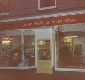 Kwik Print - our original print shop in St Austell